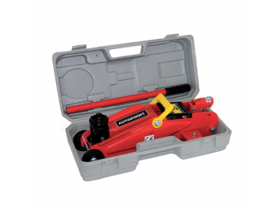 Домкрат гидравлический подкатной 2т. (высота подъёма 385мм) (в кейсе) AUTOPROFI