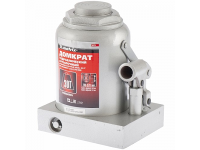 Домкрат гидравлический бутылочный, 30 т, h подъема 240–370 мм// MATRIX MASTER