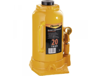 Домкрат гидравлический бутылочный, 20 т, h подъема 250-470 мм// SPARTA от SPARTA Домкрат гидравлический бутылочный, 20 т, h подъема 250-470 мм// SPARTA