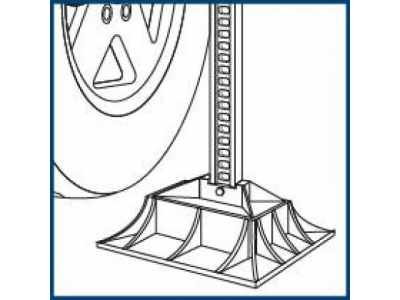 Опора для реечного домкрата на грунте, Off-RoaD Base Stels от STELS Опора для реечного домкрата на грунте, Off-RoaD Base Stels