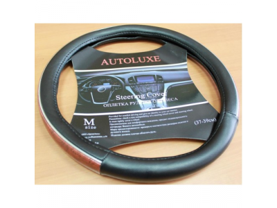 Оплетка д/руля AL-001 - (черн.) L от AUTOLUXE Оплетка д/руля AL-001 - (черн.) L