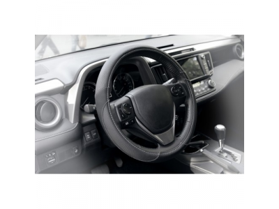 Оплетка, иск. кожа с перфорацией, черная, 40 см / L от KRAFT Оплетка, иск. кожа с перфорацией, черная, 40 см / L