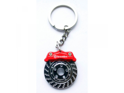Брелок Тормозной диск с суппортом красный от AVG Брелок Тормозной диск с суппортом красный