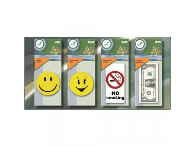 Ароматизатор воздуха подвесной JP "Улыбка" ванильный бриз, 10шт