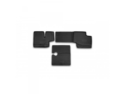 Коврики в салон КАМАЗ 6520, 01/2014->, 3 шт. (полиуретан)