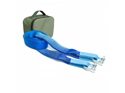 Динамический строп (рывковый) 4.5 т 5 м серия "Стандарт" + сумка (олива), Tplus от TPLUS Динамический строп (рывковый) 4.5 т 5 м серия "Стандарт" + сумка (олива), Tplus