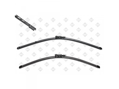 Щетки стеклоочистителя SWF VISIOFLEX,передняя, 2 шт., 61610431463, 600mm/24", бескаркасная