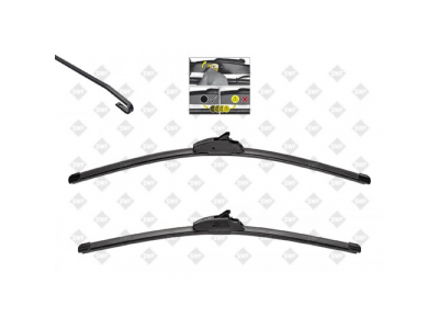 Щетки стеклоочистителя SWF VISIOFLEX, передняя, 2 шт., 3397118910, 600mm/24", бескаркасная от SWF Щетки стеклоочистителя SWF VISIOFLEX, передняя, 2 шт., 3397118910, 600mm/24", бескаркасная