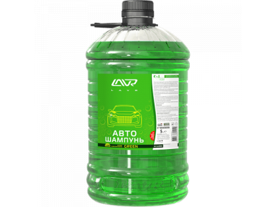 Автошампунь-суперконцентрат Green 1:120 - 1:320 LAVR Auto Shampoo Super Concentrate, 5л от LAVR Автошампунь-суперконцентрат Green 1:120 - 1:320 LAVR Auto Shampoo Super Concentrate, 5л