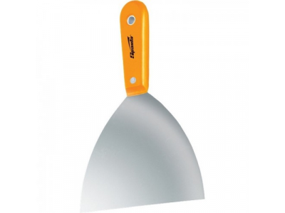 Шпательная лопатка стальная, 75 мм, полированная, пластмассовая ручка Sparta