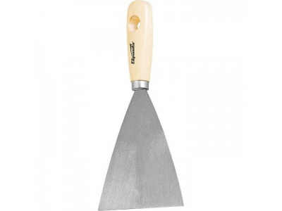 Шпательная лопатка из нержавеющей стали, 100 мм, деревянная ручка Sparta от SPARTA Шпательная лопатка из нержавеющей стали, 100 мм, деревянная ручка Sparta