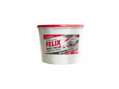 Мастика антикоррозионная резино-битумная, в п/э ведре, 2кг от Felix Мастика антикоррозионная резино-битумная, в п/э ведре, 2кг