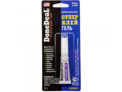 Суперклей гель от DONE DEAL Суперклей гель