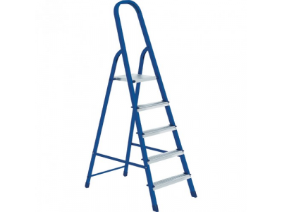 Стремянка, 5 ступеней, стальная, оцинкованные ступени // СИБРТЕХ // Pоссия от СИБРТЕХ Стремянка, 5 ступеней, стальная, оцинкованные ступени // СИБРТЕХ // Pоссия