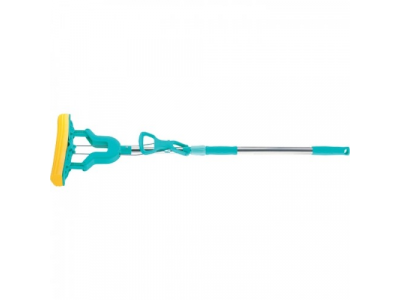 Швабра отжимная сложением 130 см, губка PVA 26*5*4,5см, рукоятка телескоп., нерж.//ТМ Elfe от Elfe Швабра отжимная сложением 130 см, губка PVA 26*5*4,5см, рукоятка телескоп., нерж.//ТМ Elfe