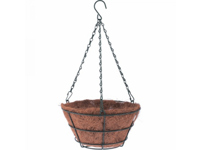 Кашпо подвесное с вкладышем из коковиты, конус D 35 см. PALISAD от PALISAD Кашпо подвесное с вкладышем из коковиты, конус D 35 см. PALISAD