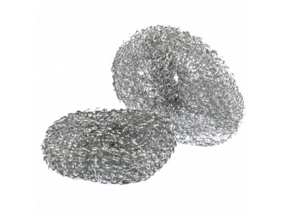 Скраб для посуды, 2 шт, металлический, Россия Elfe от Elfe Скраб для посуды, 2 шт, металлический, Россия Elfe