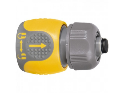 Соединитель для шланга 1/2", аквастоп, двухкомпонентный // PALISAD LUXE от PALISAD Соединитель для шланга 1/2", аквастоп, двухкомпонентный // PALISAD LUXE