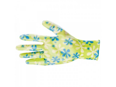 Перчатки садовые из полиэстера с нитриловым обливом, зеленые, S //PALISAD от PALISAD Перчатки садовые из полиэстера с нитриловым обливом, зеленые, S //PALISAD