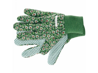 Перчатки садовые х/б ткань с ПВХ точкой, манжет, L //PALISAD от PALISAD Перчатки садовые х/б ткань с ПВХ точкой, манжет, L //PALISAD