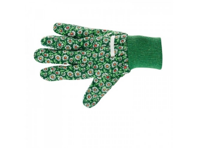 Перчатки садовые х/б ткань с ПВХ точкой, манжет, L //PALISAD от PALISAD Перчатки садовые х/б ткань с ПВХ точкой, манжет, L //PALISAD