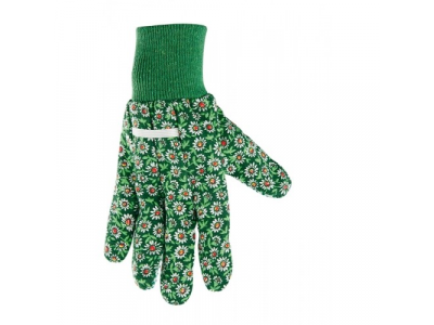 Перчатки садовые х/б ткань с ПВХ точкой, манжет, L //PALISAD от PALISAD Перчатки садовые х/б ткань с ПВХ точкой, манжет, L //PALISAD