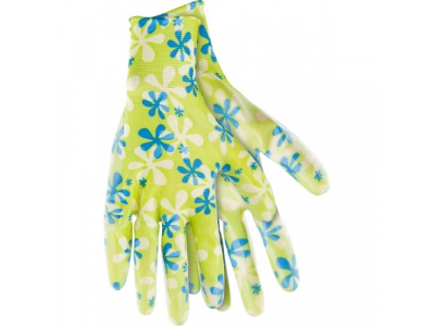 Перчатки садовые из полиэстера с нитриловым обливом, красные, M //PALISAD от PALISAD Перчатки садовые из полиэстера с нитриловым обливом, красные, M //PALISAD