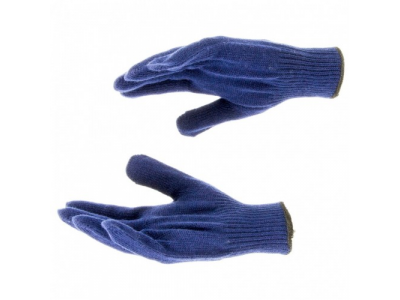 Перчатки трикотажные, акрил, синий, оверлок Россия Сибртех от СИБРТЕХ Перчатки трикотажные, акрил, синий, оверлок Россия Сибртех