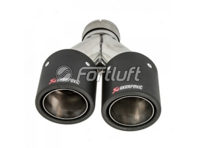 Fortluft Карбоновая насадка Akrapovic Style 90x2 мм MT213L от Fortluft Fortluft Карбоновая насадка Akrapovic Style 90x2 мм MT213L