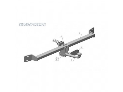 Фаркоп на Mitsubishi Galant хэтчбек/седан 2004г.-по н.в.