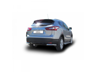 Защита заднего бампера "уголки" Arbori d57 NISSAN QASHQAI 2014-