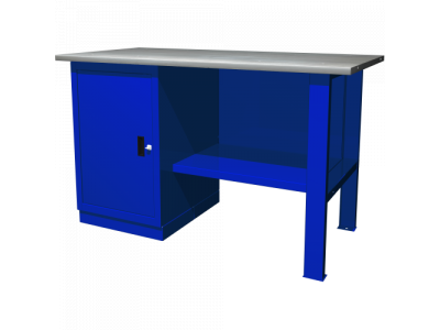 Верстак с одной тумбой — тумба с дверцей, 1390х686х845 мм от OMBRA Верстак с одной тумбой — тумба с дверцей, 1390х686х845 мм