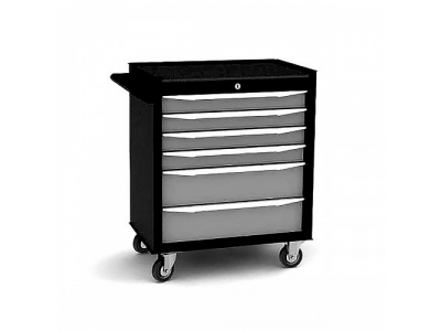 Тележка инструментальная 6 ящиков, серая от ОДА СЕРВИС Тележка инструментальная 6 ящиков, серая