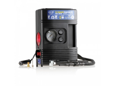 Компрессор "5 в 1" с насосом, фонарем и маячком