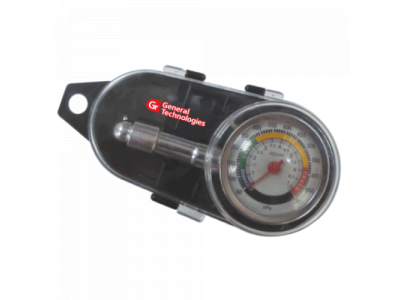 Манометр шинный стрелочный General Technologies GT-MT02 в пластиковом кейсе /100