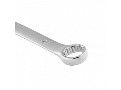 Ключ комбинированный, 21 мм, CrV, матовый хром Stels