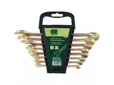 Набор ключей комбинированных 6-19 мм., 8 шт. //СИБРТЕХ от СИБРТЕХ Набор ключей комбинированных 6-19 мм., 8 шт. //СИБРТЕХ