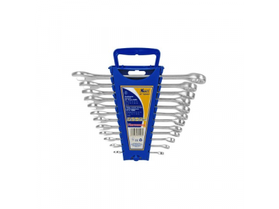 Ключ комбинированный набор 12шт: 6,8,10,12-19,22мм ЕВРО (пл.держ) от KRAFT Ключ комбинированный набор 12шт: 6,8,10,12-19,22мм ЕВРО (пл.держ)