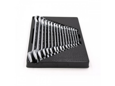 Набор комбинированных ключей, ложемент, 16 предметов, KING TONY от KING TONY Набор комбинированных ключей, ложемент, 16 предметов, KING TONY