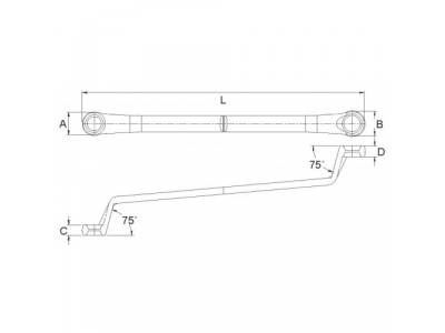 Ключ накидной 8х9мм от LICOTA Ключ накидной 8х9мм