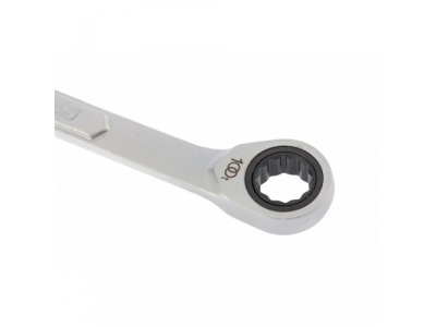 Ключ комбинированный трещоточный, 15 мм, количество зубьев 100 Gross от GROSS Ключ комбинированный трещоточный, 15 мм, количество зубьев 100 Gross