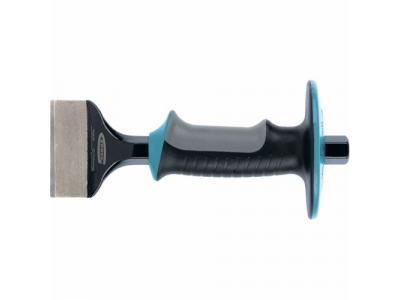 Зубило-конопатка, 215х70 мм, трехкомпон. эргоном. рук-ка,защитный протектор,антикорроз.покр.//GROSS от GROSS Зубило-конопатка, 215х70 мм, трехкомпон. эргоном. рук-ка,защитный протектор,антикорроз.покр.//GROSS