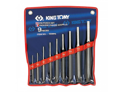 Набор выколоток, 9 предметов, KING TONY от KING TONY Набор выколоток, 9 предметов, KING TONY