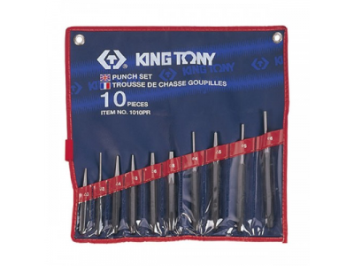 Набор выколоток, бородков, кернеров, 10 предметов, KING TONY от KING TONY Набор выколоток, бородков, кернеров, 10 предметов, KING TONY