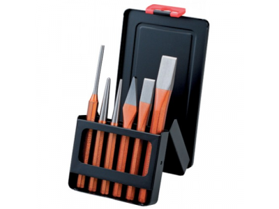 Набор ударно-режущего инструмента CrMo в металлическом боксе от LICOTA Набор ударно-режущего инструмента CrMo в металлическом боксе