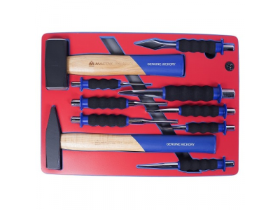 Набор ударно-режущего инструмента, ложемент, 10 предметов, МАСТАК от МАСТАК Набор ударно-режущего инструмента, ложемент, 10 предметов, МАСТАК