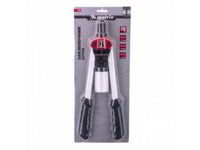 Заклепочник двуручный, 330 мм, заклепки 3,2-4,0-4,8 мм, Pro Matrix от MATRIX Заклепочник двуручный, 330 мм, заклепки 3,2-4,0-4,8 мм, Pro Matrix