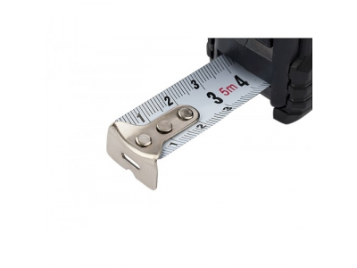 Рулетка Black, 5 м х 19 мм, обрезиненный корпус// MATRIX