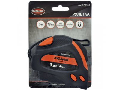 рулетка с магнитным наконечником 5мx19мм