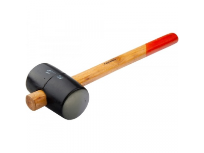 Киянка резиновая, 910 г, черная резина, деревянная рукоятка// SPARTA от SPARTA Киянка резиновая, 910 г, черная резина, деревянная рукоятка// SPARTA